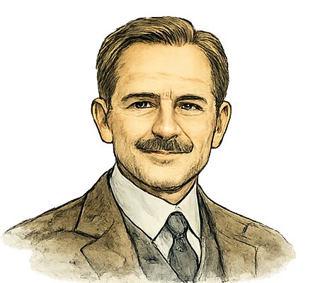 Illustrated portrait of Ivy Lee